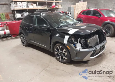 2022 Hyundai Kona Limited из США, поврежденный, VIN KM8K5CA32NU793799